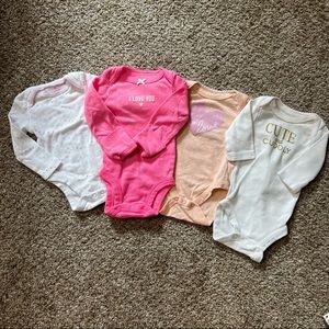 Long sleeve body suits newborn
